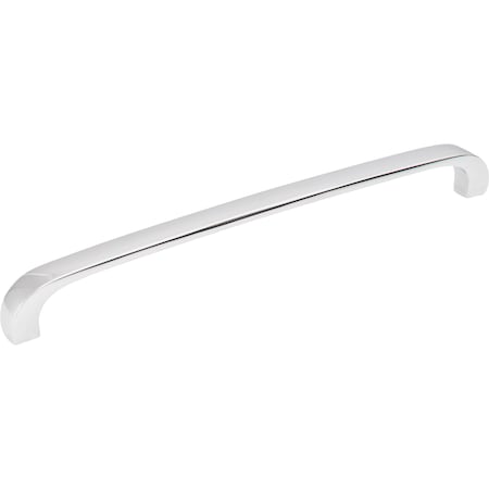 Elements 192 mm Center-to-Center Polished Chrome Square Slade Cabinet Pull 984-192PC